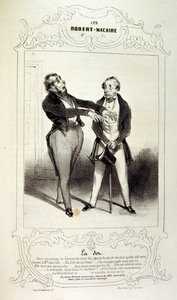 illusztrációk ötletekről és legendákról Philipon Les Cent és Robert Macaire címmel alkotó: Honoré Daumier