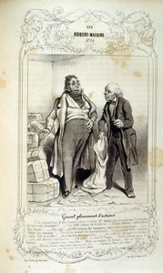 illusztrációk ötletekről és legendákról Philipon Les Cent és Robert Macaire címmel alkotó: Honoré Daumier