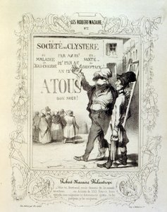 illusztrációk ötletekről és legendákról Philipon Les Cent és Robert Macaire címmel alkotó: Honoré Daumier