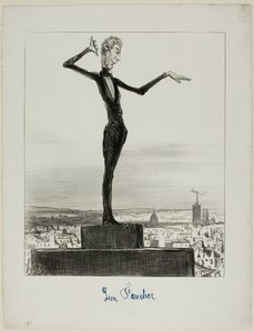 A Charivari javaslata Léon Faucher úrnak a jövőbeni távirati baklövések elkerülése érdekében, 122. lap az Actualités-ból alkotó: Honoré Victorin Daumier