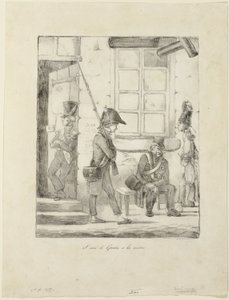 "A városházát őrzöm" alkotó: Honoré Victorin Daumier