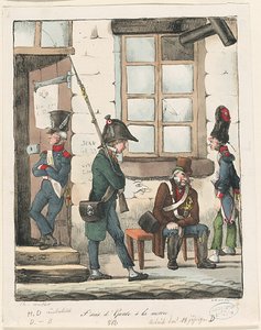 "A városházát őrzöm" alkotó: Honoré Victorin Daumier