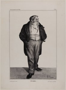 Mr. Baill..., 312-es tányér a Cartooning Celebrities-ból alkotó: Honoré Victorin Daumier
