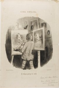 Egy francia férfi önarcképe, 2. lemez a Scénes D
