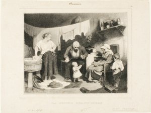 A jó nagymama, 55. tányér alkotó: Honoré Victorin Daumier