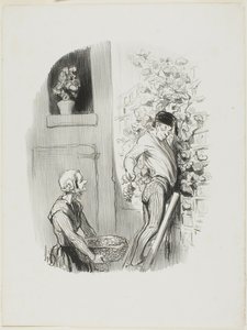 A Szőlőgyűjtő, a Les Bons Bourgeois-ból alkotó: Honoré Victorin Daumier