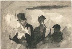 Harmadosztályú kocsi alkotó: Honoré Victorin Daumier