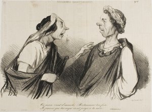 "Azért jön a kezed, hogy megölje Britannicust, a testvéredet. Előre látom, hogy csapásaid hamarosan anyádat is eltalálják." 7. tábla a Physionomies Tragico-Classiques-ból.