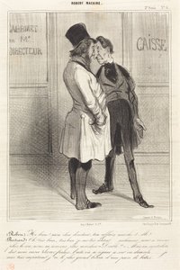 (Robert) Nos, kedves igazgatóm... alkotó: Honoré Daumier