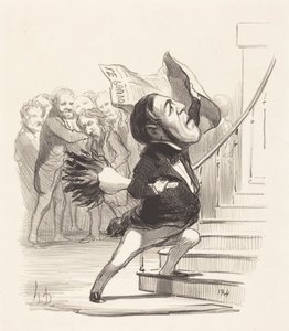 A. Granier de Cassagnac alkotó: Honoré Daumier