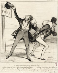 Minden nemes szívnek drága a haza!!... alkotó: Honoré Daumier