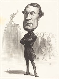 Achille Fould alkotó: Honoré Daumier
