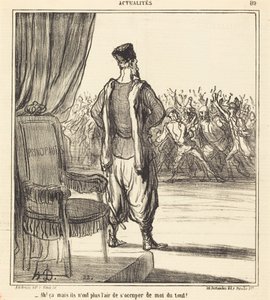 Ah! hogy... úgy tűnik, már nem törődnek velem alkotó: Honoré Daumier