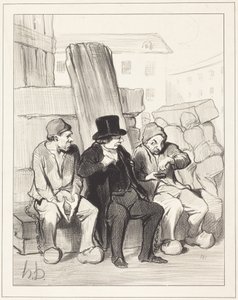 Tehát, barátom, huszonkét éves... alkotó: Honoré Daumier
