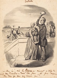 Na, ez meg mi van!... Itt vannak a firkák... alkotó: Honoré Daumier