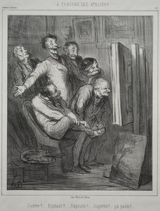 A stúdiókon keresztül alkotó: Honoré Daumier