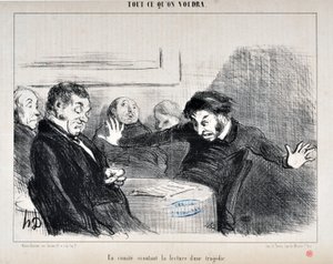 Honore Daumier (1808-1879) alkotásai. Charivari 1852-ből származik: Serie ALL CE QU