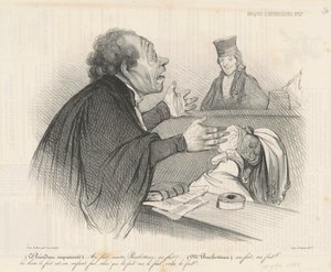 Egyébként Barbotteau mester... alkotó: Honoré Daumier