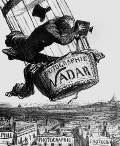Gaspard-Felix Tournachon, más néven Nadar (1820-1910) karikatúrája 1862 (metszet) alkotó: Honoré Daumier