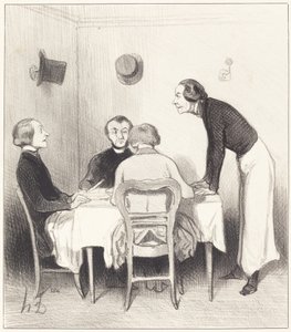 étterem sárgarépa alkotó: Honoré Daumier