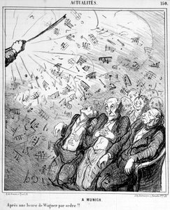 Rajzfilm Wagner zenéjéről - Honoré Daumier alkotó: Honoré Daumier