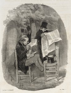 Amit a polgár kis szórakozásnak nevezett el alkotó: Honoré Daumier