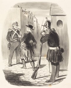 Az átkozott Pigochard ... alkotó: Honoré Daumier