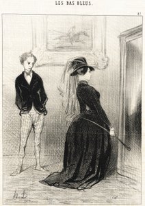 Ez különös, most már nem jutnak eszembe ötletek... alkotó: Honoré Daumier