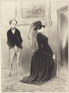 Furcsa… már nem jut eszembe semmi… csak… alkotó: Honoré Daumier