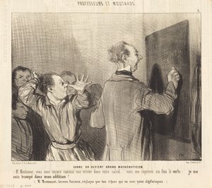 Hogyan lesz valakiből nagy matematikus alkotó: Honoré Daumier