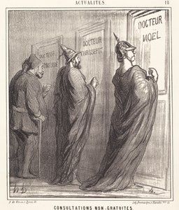 A konzultációk nem ingyenesek alkotó: Honoré Daumier