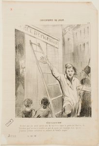 Kiábrándulás! alkotó: Honoré Daumier