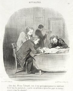 Mondja csak, Colimard úr... alkotó: Honoré Daumier