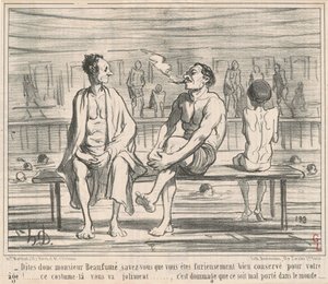 Mondja, Monsieur Beaufumé... alkotó: Honoré Daumier