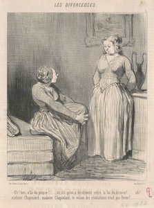 Hé! Ben, itt tiszta! ... azt mondja az egyik... alkotó: Honoré Daumier