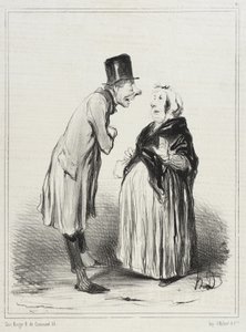 Nos igen! Úgy van, ahogy mondom, a kislány... alkotó: Honoré Daumier