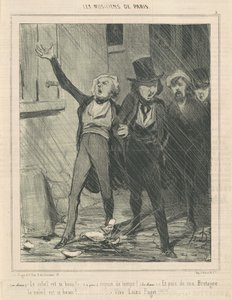 Kórusban. Olyan gyönyörű a nap... alkotó: Honoré Daumier