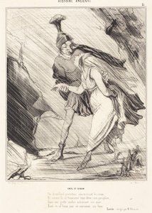 Aeneas és Dido alkotó: Honoré Daumier