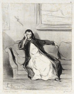 Pokol és kárhozat!... kifütyülve!... alkotó: Honoré Daumier