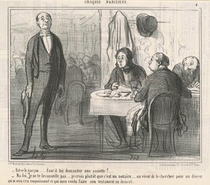 A fiú az? alkotó: Honoré Daumier