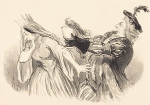 Hamlet alkotó: Honoré Daumier