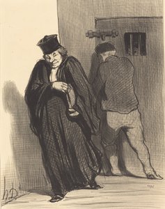 Úgy tűnik... hogy a fickóm nagy gazember... alkotó: Honoré Daumier