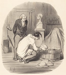 A művész – ez az!... alkotó: Honoré Daumier