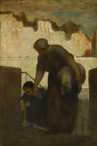 A mosónő alkotó: Honoré Daumier