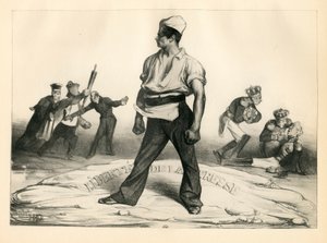 La Caricature (1830) Politikai, szatirikus fekete-fehér alkotó: Honoré Daumier