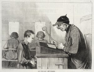 A régi módszer alkotó: Honoré Daumier