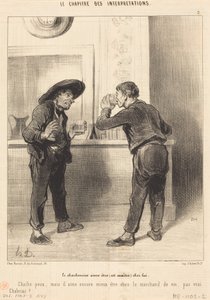 A szénkereskedő szeret (mester lenni)... alkotó: Honoré Daumier