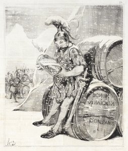 Hannibál átkelése alkotó: Honoré Daumier