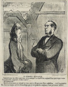 A rettenetes intéző alkotó: Honoré Daumier