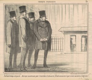 A szép idők elmúltak... alkotó: Honoré Daumier